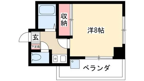 ケイポイントビル【508号室】の間取り