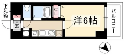 プレサンス新栄リミックス【0607号室】の間取り