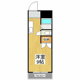 オアシスビル【302号室】の間取り
