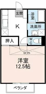 パームタウン東栄【1階】の間取り