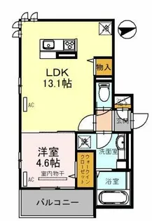 ラ メゾン ピック 中百舌鳥【2階】の間取り