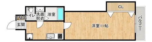 Luxe新大阪EASTⅡ【4階】の間取り