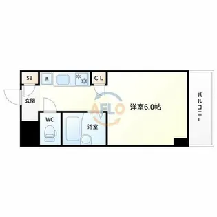 リーガル新大阪【4階】の間取り