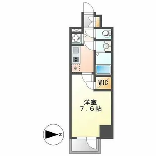 エスリード名城公園プライム【1206号室】の間取り