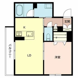 シャーメゾン龍野町【0205号室】の間取り