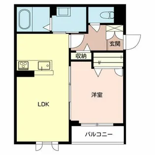 シャーメゾンガーデンズ紀三井寺【0201号室】の間取り
