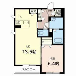 シャーメゾン プアローズ【0305号室】の間取り