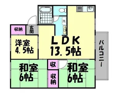 ピッコロモンド【2階】の間取り