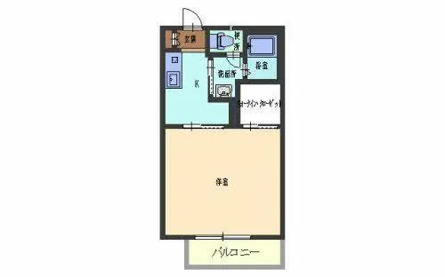 エフティ コート【0102号室】の間取り