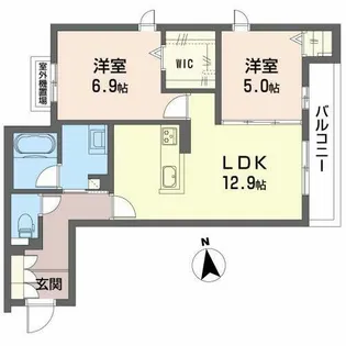 シャーメゾン ボンヌコリーヌ【0302号室】の間取り