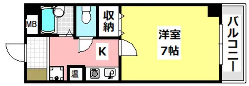 グレースハイム光【207号室】の間取り
