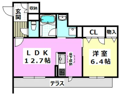 kapoleii【1階】の間取り