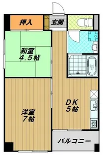 ルトワノワール【2階】の間取り