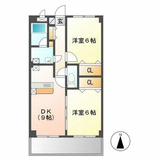 エートピアYMA【1階】の間取り