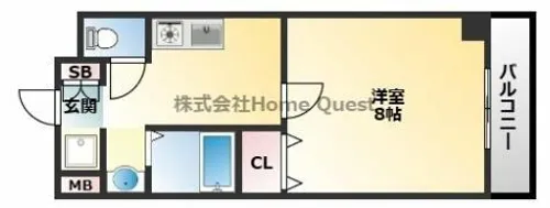 M’プラザ布施駅前【4階】の間取り