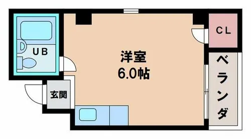 エレガンスコーポⅡ【3階】の間取り