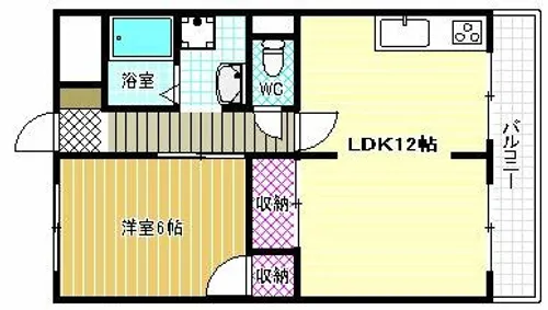 メゾンドシャトレー【3階】の間取り