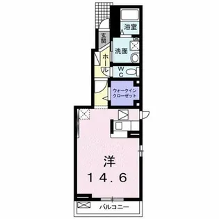 メゾン離宮前Ⅱ【1階】の間取り