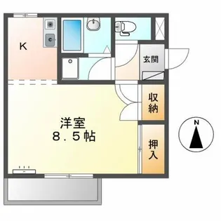 エルハイツ31【1階】の間取り