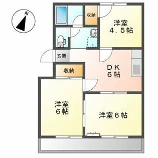 サニービラ【2階】の間取り