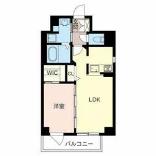 グリーン・クラウド難波元町【0703号室】の間取り