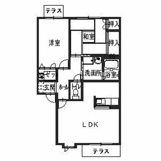 リーベンデール【0107号室】の間取り
