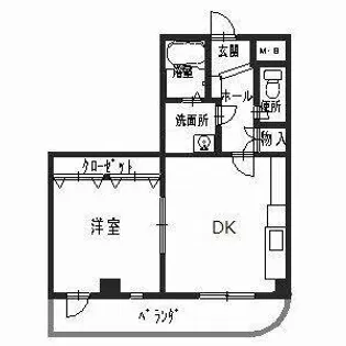 シャルム皇子山【0201号室】の間取り