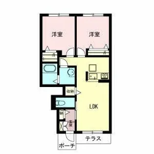 ミーリス・III【0111号室】の間取り