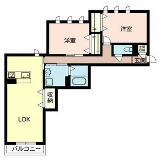 グランディール【0203号室】の間取り