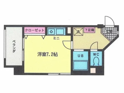 ハートピア鍛冶町【201号室】の間取り