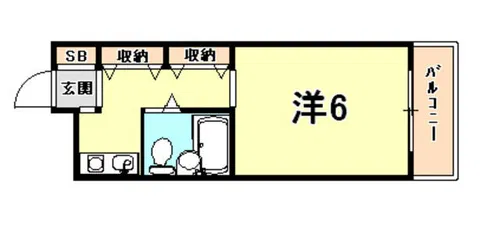 アーバンヴィレッジ武庫之荘【4階】の間取り