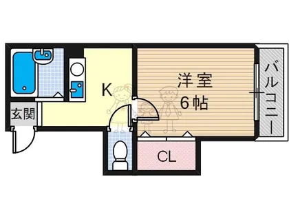 コーポなでしこ【3階】の間取り
