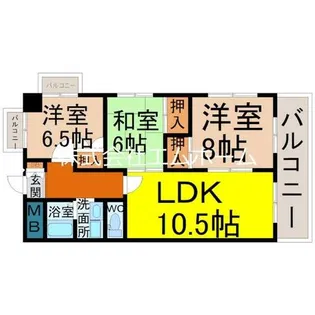 ひまりビル【2A号室】の間取り