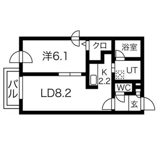 ピクシーガーデン美園【4階】の間取り