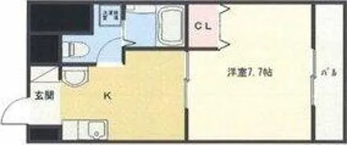T’s Dream名駅【9階】の間取り