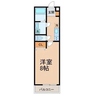 ノイヴェル西本町【3階】の間取り