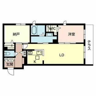 シャーメゾン 和【0102号室】の間取り