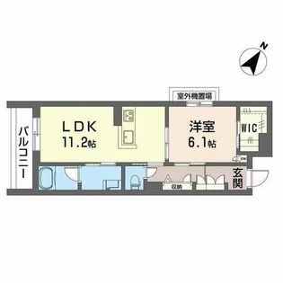 ヘミングウェイ【0202号室】の間取り