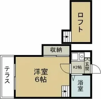 アプローズ岡崎【2階】の間取り
