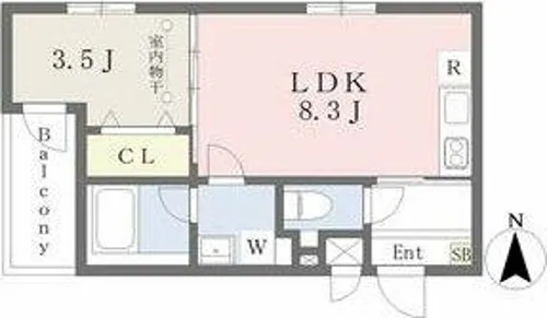 MOVE一宮WEST【2階】の間取り