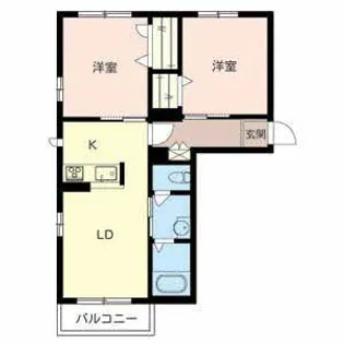 シャーメゾン クレシア【0203号室】の間取り