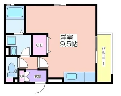 カメリア【2階】の間取り