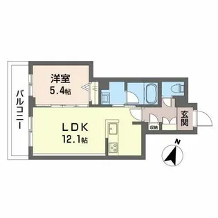 M7 魚崎南町【0203号室】の間取り