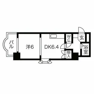 ル・ソレイユ【501号室】の間取り