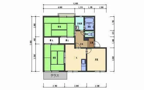 VIVI JURIAN【A102号室】の間取り