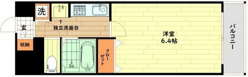プレサンス淀リーヴァ【5階】の間取り