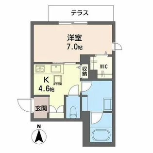 ShaMaison Enchante【0103号室】の間取り