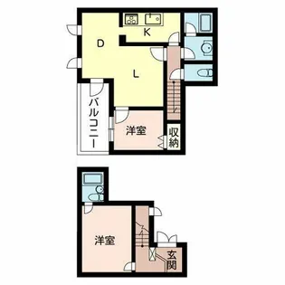 夙川エルストハイム【0103号室】の間取り