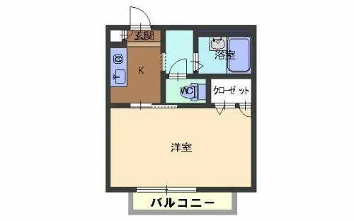 メゾン・リベックス【0203号室】の間取り