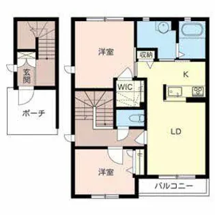 シャーメゾン ファイン【0201号室】の間取り